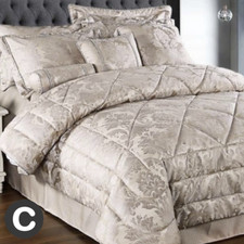 Luxus Gewebt Taupe Nerz Gold