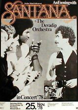 SANTANA rares Konzertplakat