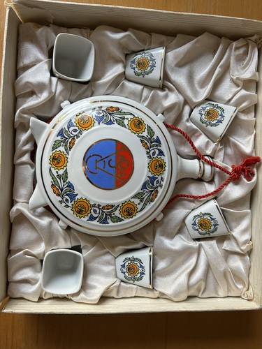 Ussr porcelain vodka set gift - porcelain,