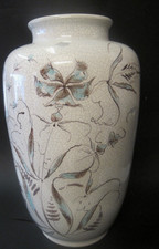 Vase 43 cm groß Floral Motiv