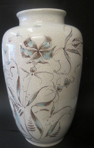 Vase groß floral motiv - cm,