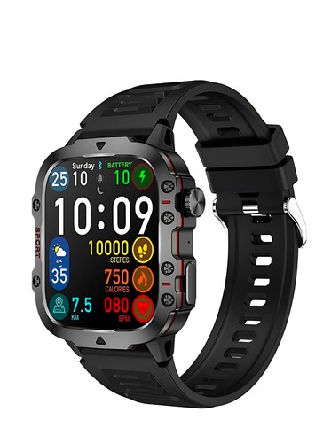 Militär smartwatch herren mit - militär,