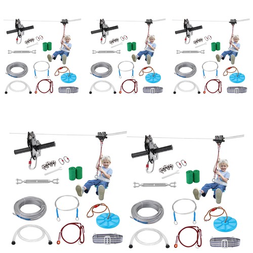 Uimoso zipline seilrutsche set - seilrutsche,