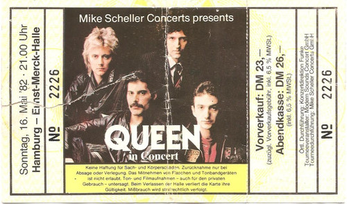 Queen concert 1982 - queen,