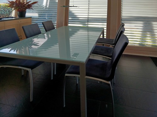 Esszimmer tisch glas boconcept - glas,