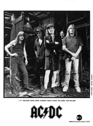 Promo photo 1995 - ac/dc,