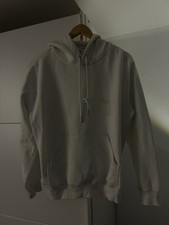 Weißer Basic Hoodie Gr. M