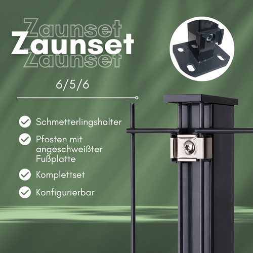 Doppelstabmattenzaun 656 mit