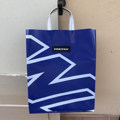 Freitag tragetasche blau weiß - tragetasche,