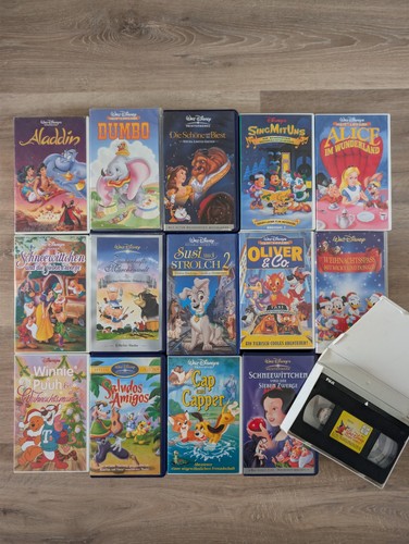 Walt disney vhs konvolut - walt,