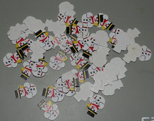 46x Schneemann Holz Streuartikel Dekoration