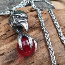 Raben Anhänger mit roter