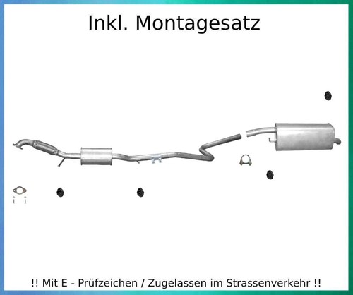 Auspuffanlage für ford fiesta - ford,