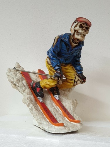 Skifahrer figur skull - skifahrer, gothic