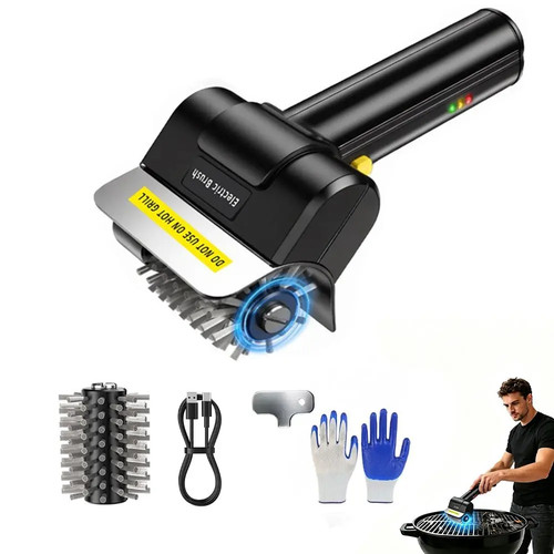 Elektrogrillreiniger mit led - mit,