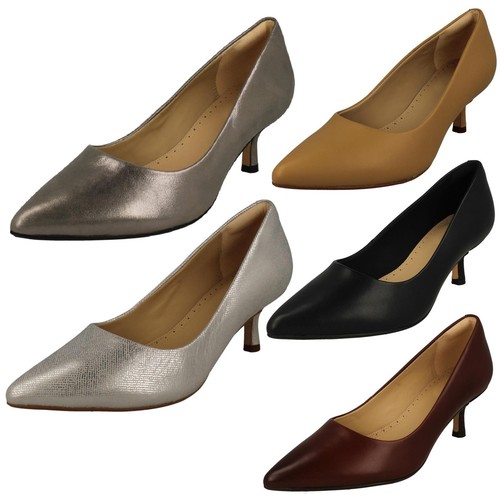 Damen clarks mid heel pumps - mid,