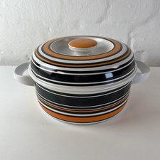Thomas Scandic Flammfest Ragout/Terrine/Topf mit Deckel orange-schwarz Ø 19cm