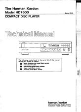 Technical Manual-Anleitung für Harman Kardon HD 7600 
