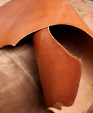 Rindsleder, Naturleder, Punzierleder, Fettleder, 2 Dicken - cognac braun, whisky