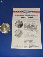 USA: Peace Dollar 1922 Silber Dollar 