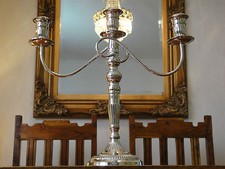 Kerzenhalter Silber Jugendstil