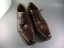 ¯_¯_¯ Görtz Shoes - Slipper Halbschuh Schnürhalbschuh - Gr. 45 - braun ¯_¯_¯=