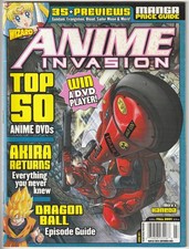 ✪ ANIME INVASION Vol.1 #1, Wizard Entertainment 2001 MANGA & ANIME-MAGAZIN Z2