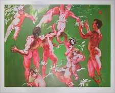 Lieber, Die Kirschpflücker. 2006. Signierter Offsetdruck.