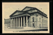 Ansichtskarte München, National-Theater 