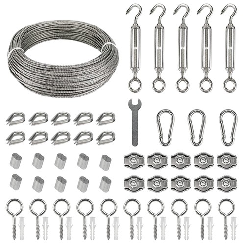 Drahtseil edelstahl set - set, 35m