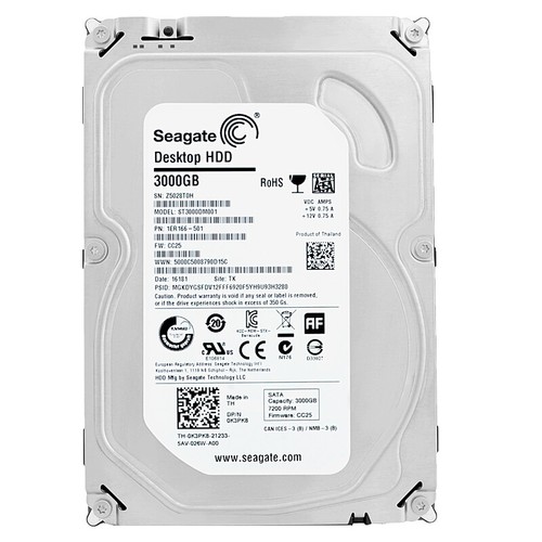 Dell 3tb st3000dm001 - dell, 64mb