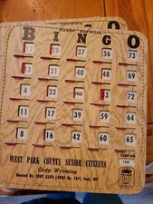  Vintage Pla-Mor BINGO LABELED