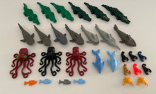 LEGO® 30 Meerestiere Konvolut / Haie, Krokodile, Skorpione, Fische, usw...