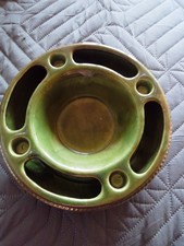 Keramik Adventskranz Vintage - Steck-Schale, Kerzen-Ständer, Kerzen-Halter