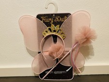 Rosa Feenkostüm Set mit