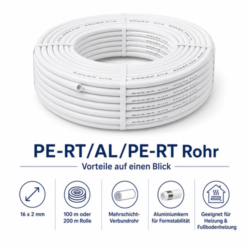 Pe rt verbundrohr - pe-rt/al/pe-rt,