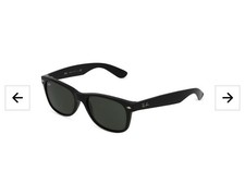 Ray Ban New Wayfarer Sonnenbrille für Herren/ unisex  - Schwarz Original 