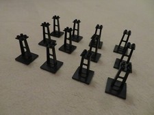 Lego® 2680 Stütze Pfeiler für Monorail / Airport Shuttle in schwarz - 12 Stück