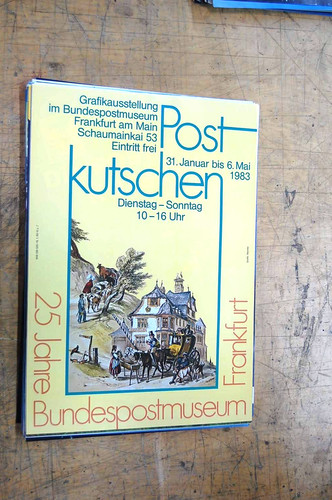 Plakat post postkutschen - plakat,