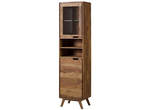 Hochschrank sheesham 50x35x193 - sheesham,