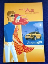 AUDI A2 Colour Storm Prospekt 4.2003