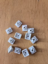 Playmobil - Ersatzteil - weiße Verbindungsstecker - 12 Stück