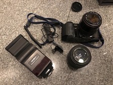 Minolta 7000 Spiegelreflexkamera mit Zubehör