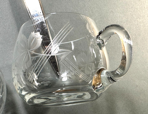 Alte bowle gläser - 4,