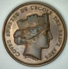 Lyon France Bronze Medal Token