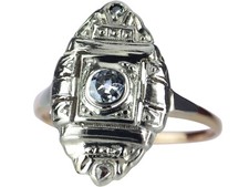 Jugendstil 585 Gold 950 Platin
