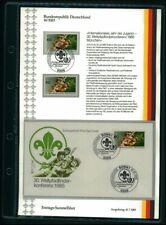 BRD ETSB 1985/16 ERSTTAGS-SAMMELBLATT 1254 PFADFINDER-KONFERENZ BOY SCOUTS
