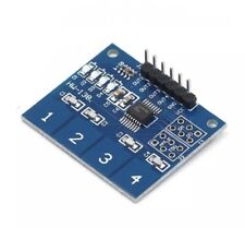 TTP224 4 Kanal Kapazitiv Sensor Modul 4 Tasten Touch Sensor Modul Arduino 23