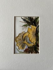 Aquarellgemälde Pfifferlinge