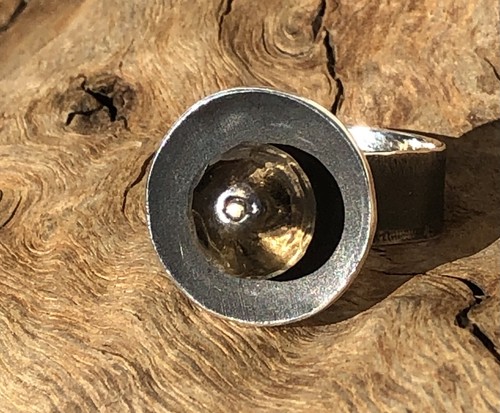 Rauchquarz ring 925 silber - ring,
